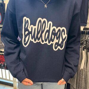 Bulldog National University Campus Retro Fan Sweatshirt